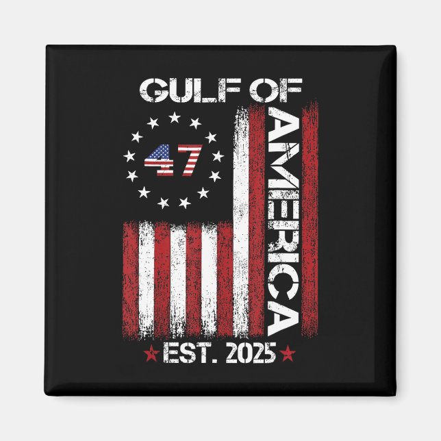 Golf von Amerika seit 2025 Magnet (Vorne)