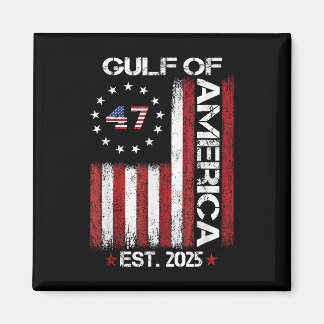 Golf von Amerika seit 2025 Magnet (Vorne)