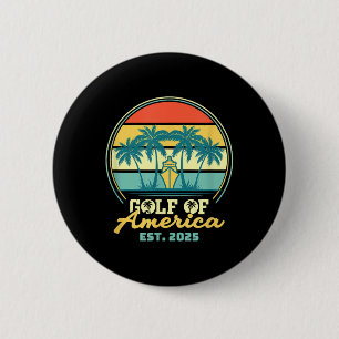 Golf von Amerika Shirt Est 2025 Retro Vintag B Button