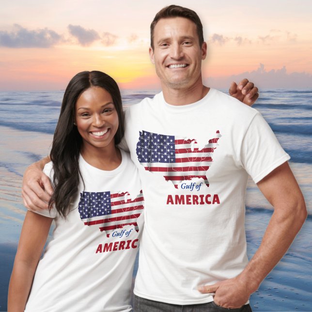 Golf von Amerika T Shirt für Männer oder Frauen (Gulf of America Shirts. Gulf of America Gift Ideas. Gulf of America T Shirt. Patriotic Gift for Mom.)