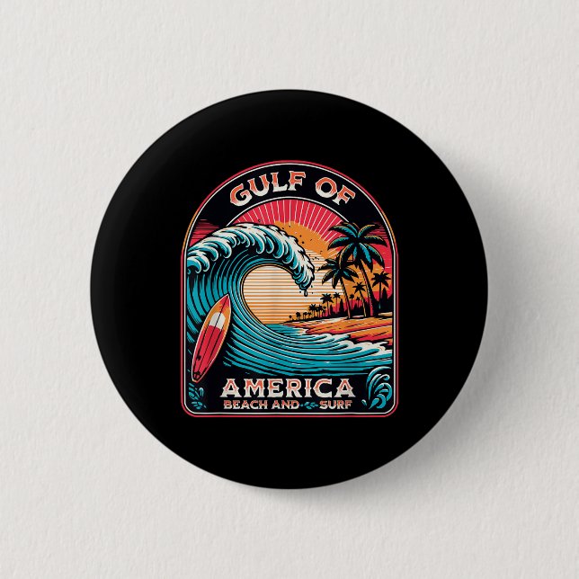 Golf von Amerika Trump 2025 Button (Vorderseite)