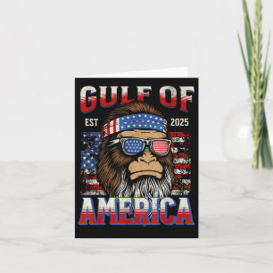 Golf von Amerika Trump Funny Bigfoot Mexiko Karte