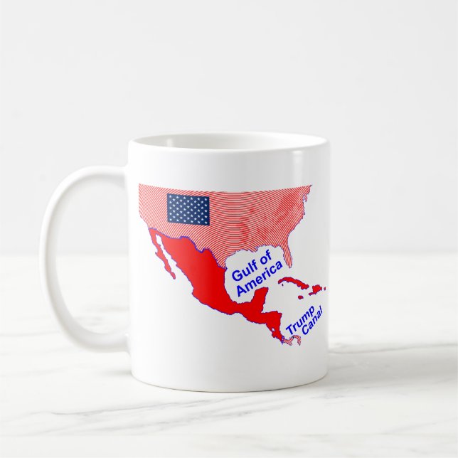 Golf von Amerika, Trump-Kanal-Tasse Kaffeetasse (Links)