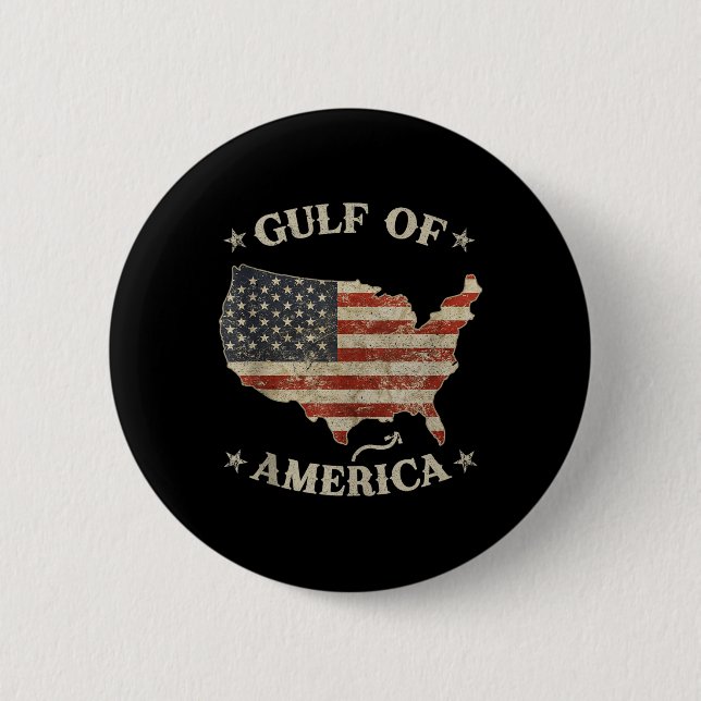Golf von Amerika Trump vom Patrio begrüßt Button (Vorderseite)