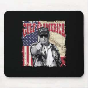 Golf von Amerika Trump vom Patrio begrüßt Mousepad
