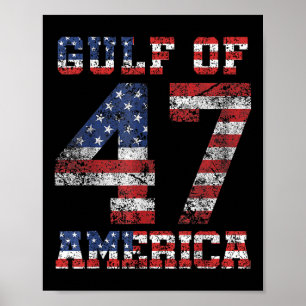 Golf von Amerika Trump vom Patrio begrüßt Poster