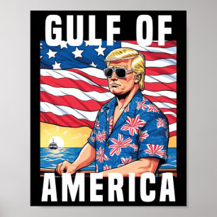 Golf von Amerika Trump vom Patrio begrüßt Poster