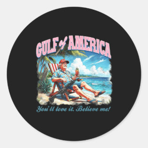 Golf von Amerika Trump Youll Liebe, die er glaubt Runder Aufkleber