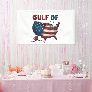 Golf von Amerika USA Karte Trump USA Golf von Mexi Banner