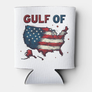 Golf von Amerika USA Karte Trump USA Golf von Mexi Dosenkühler