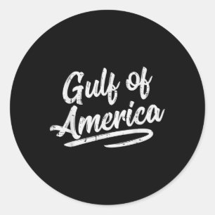 Golf von Amerika Vintag Männer Frauen Kinder Runder Aufkleber