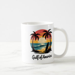 Golf von Amerika Vintage Beach Americas Golf von A Kaffeetasse