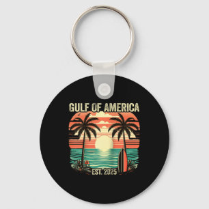 Golf von Amerika Vintage Beach Americas Golf von A Schlüsselanhänger