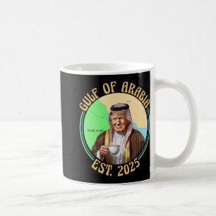 Golf von Arabien Ende 2025 Funny Trump Vintag Arab Kaffeetasse