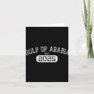 Golf von Arabien Ende 2025 Trump Arabischer Golf F Karte