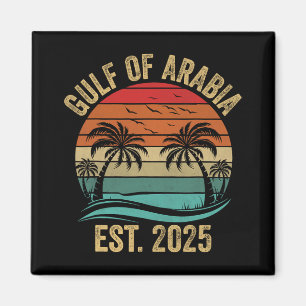 Golf von Arabien Ende 2025 Trump Arabischer Golf F Magnet