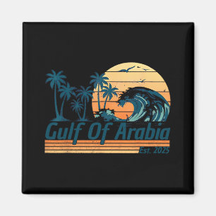 Golf von Arabien Ende 2025 Trump Arabischer Golf F Magnet