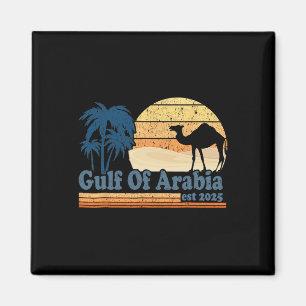 Golf von Arabien Ende 2025 Trump Arabischer Golf F Magnet