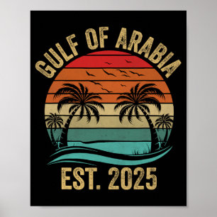 Golf von Arabien Ende 2025 Trump Arabischer Golf F Poster