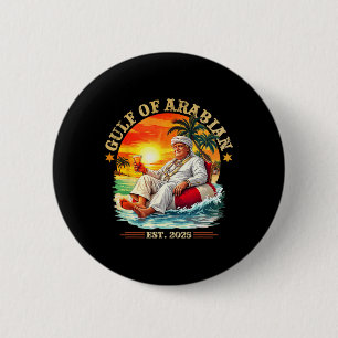 Golf von Arabien Est 2025 Der sonnige Trump Vintag Button