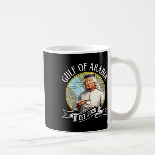 Golf von Arabien Est 2025 Lustig Trump Vintage 1 Kaffeetasse