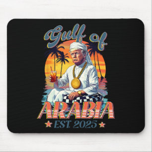 Golf von Arabien Est 2025 Lustiger Trump Vintage A Mousepad