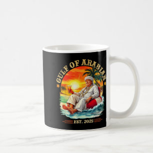Golf von Arabien Est 2025 Lustiger Trump Vintage P Kaffeetasse