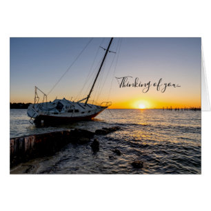 Golf von Breeze Segelboot Steg Sonnenuntergang Den