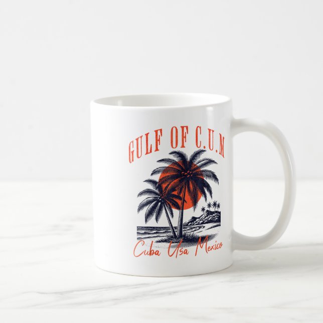 Golf von Kuba USA Mexiko Kaffeetasse (Rechts)