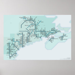 Golf von Maine 20 x 30 Poster