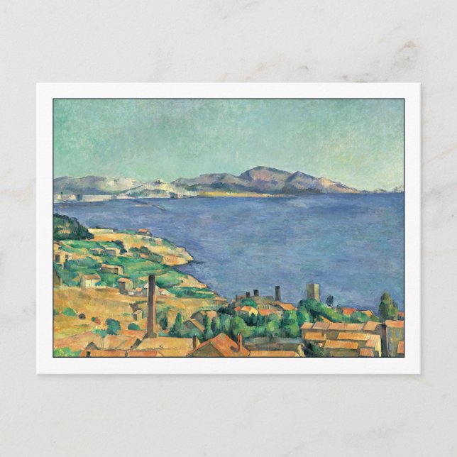 Golf von Marseille von Paul Cezanne Postkarte (Vorderseite)