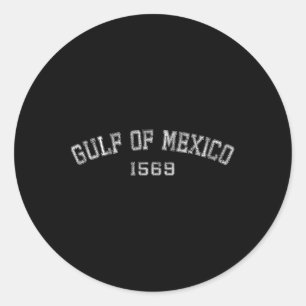 Golf von Mexiko 1569 Historische Karte T - Shirt.p Runder Aufkleber