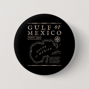 Golf von Mexiko 1672 Historische Karte  Button