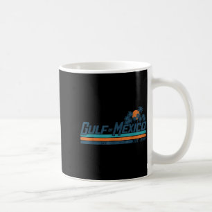 Golf von Mexiko Est 1550 Retro-Strand Golf von Mex Kaffeetasse