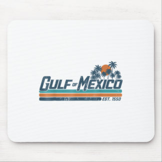Golf von Mexiko Est 1550 Retro Vintager Strand Mousepad