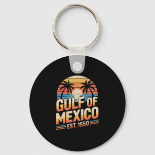 Golf von Mexiko Est. 1550 Strandliebhaber Sommerfe Schlüsselanhänger