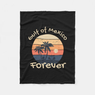 Golf von Mexiko Forever - Anti-Trump-Design Fleecedecke