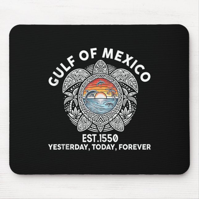 Golf von Mexiko Forever Sea Turtle Golf von Mexiko Mousepad (Vorne)