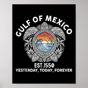 Golf von Mexiko Forever Sea Turtle Golf von Mexiko Poster