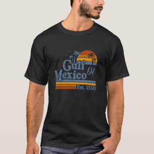 Golf von Mexiko Forever Seit 1550 Vintage Strand M T-Shirt