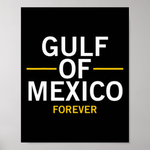 Golf von Mexiko für immer stolz mexikanisch El Gol Poster