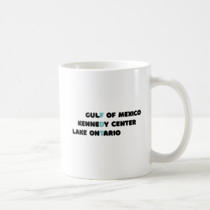 Golf von Mexiko, Kennedy Center, Lake Ontario FDT Kaffeetasse