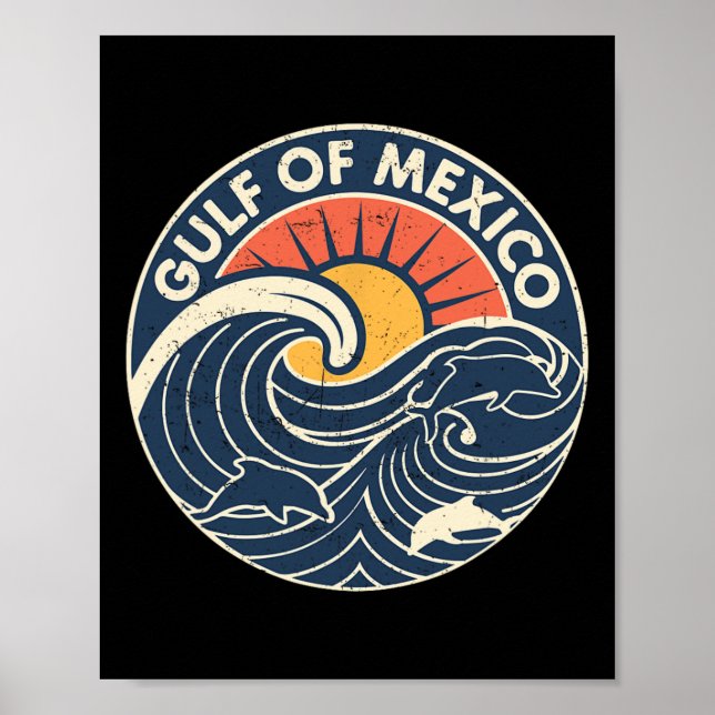 Golf von Mexiko Poster (Vorne)