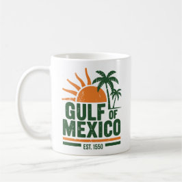Golf von Mexiko Retro Travel Souvenir Kaffeetasse