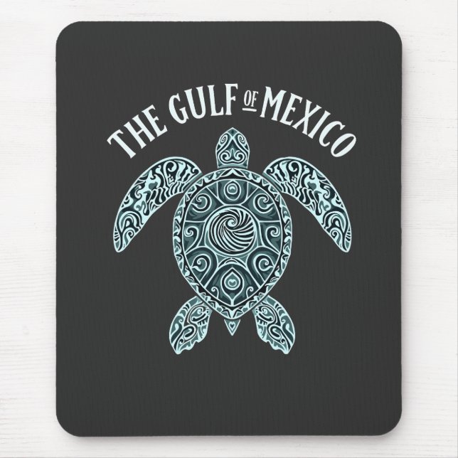 Golf von Mexiko Schildkrötensee Latino Mousepad (Vorne)