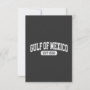Golf von Mexiko Seit 1550 Amerika Spaß Dankeskarte