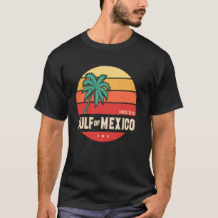 Golf von Mexiko seit 1550 Retro Vintage Strand Gol T-Shirt