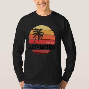 Golf von Mexiko seit 1550 Retro Vintage Strand Gol T-Shirt