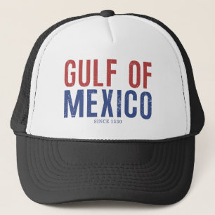Golf von Mexiko seit 1550 Truckerkappe