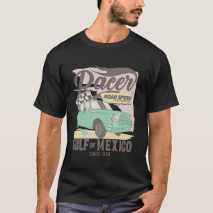 Golf von Mexiko Seit 1550 Vintage-Autorennen Golf T-Shirt